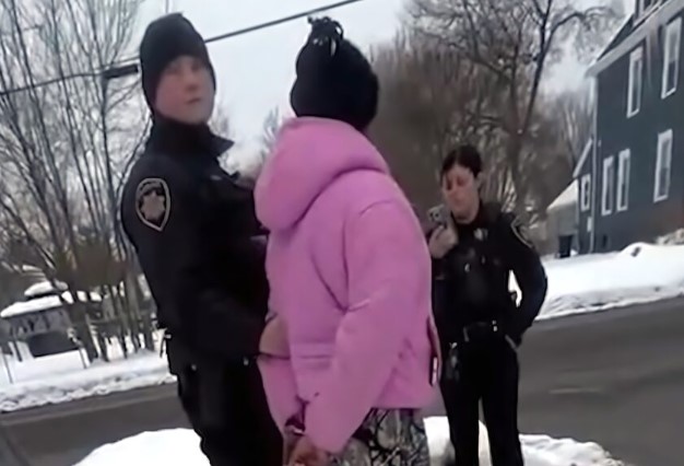 11-Year-Old Girl Cries as Police Wrongly Handcuff Her, Mistaking Her for Car Thief