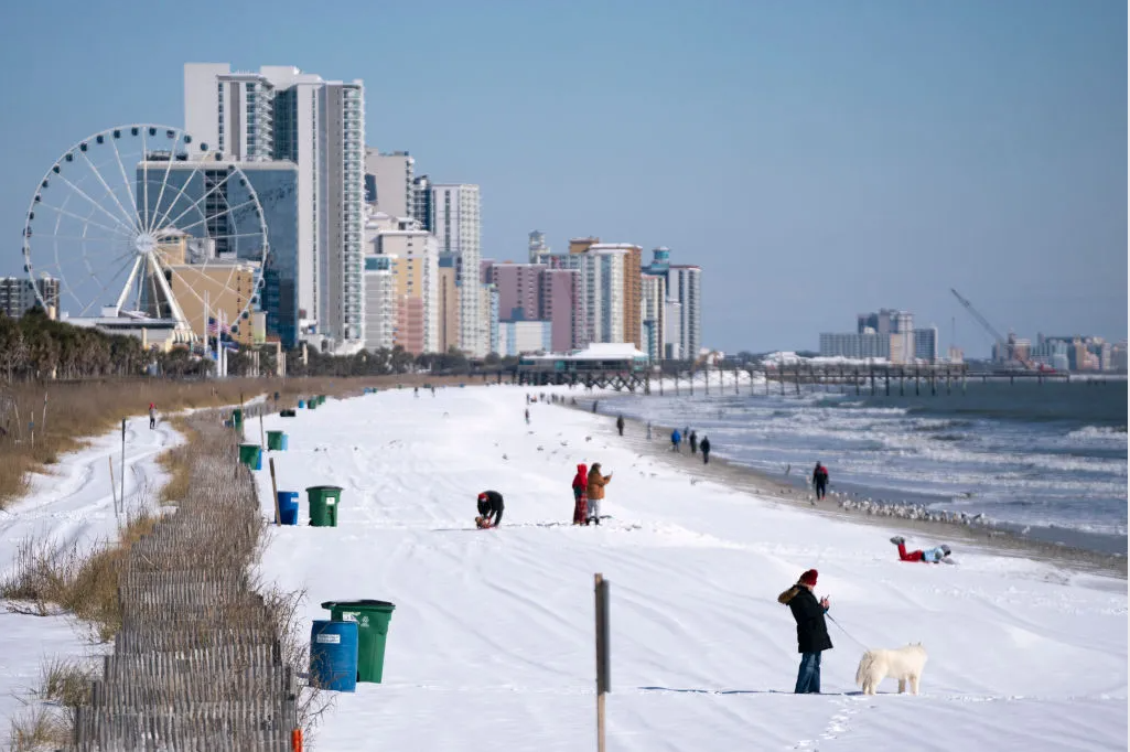 Florida Tops Alaska in Seasonal Snowfall After Rare Gulf Coast Storm