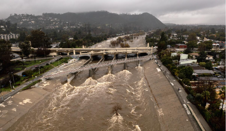 Heavy Rains Hit Southern California, Raising Alarm Over Mudslide Risks