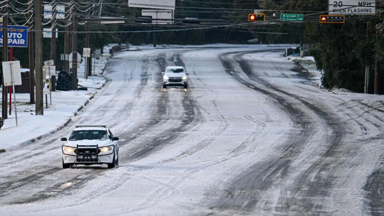 Sun-Soaked U.S. Gulf Coast Turns White After Historic Winter Storm