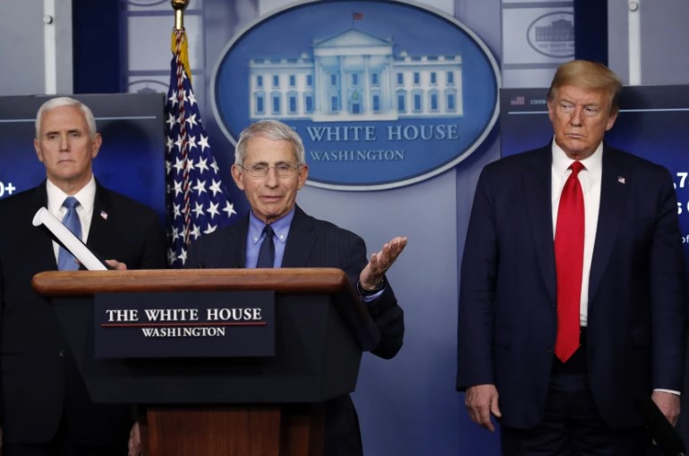 Trump Cuts Fauci’s Security Detail, Declares No Responsibility for Harm